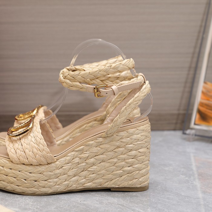 LK# High Quality Womens Shoes Sandals High Heel 11CM Platform 4CM