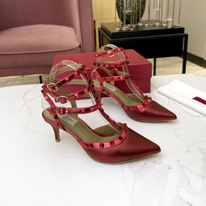 ALS# High Quality Womens Shoes Sandals High Heel 6.5CM
