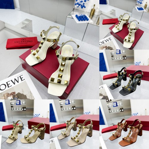 ALS# High Quality Womens Shoes Sandals High Heel 8CM