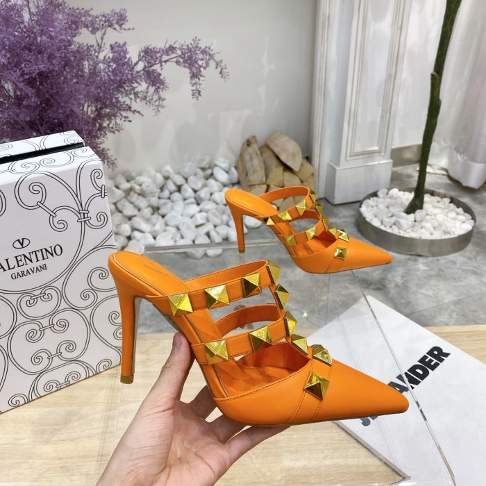 ALS# High Quality Womens Slippers High Heel 9.5CM