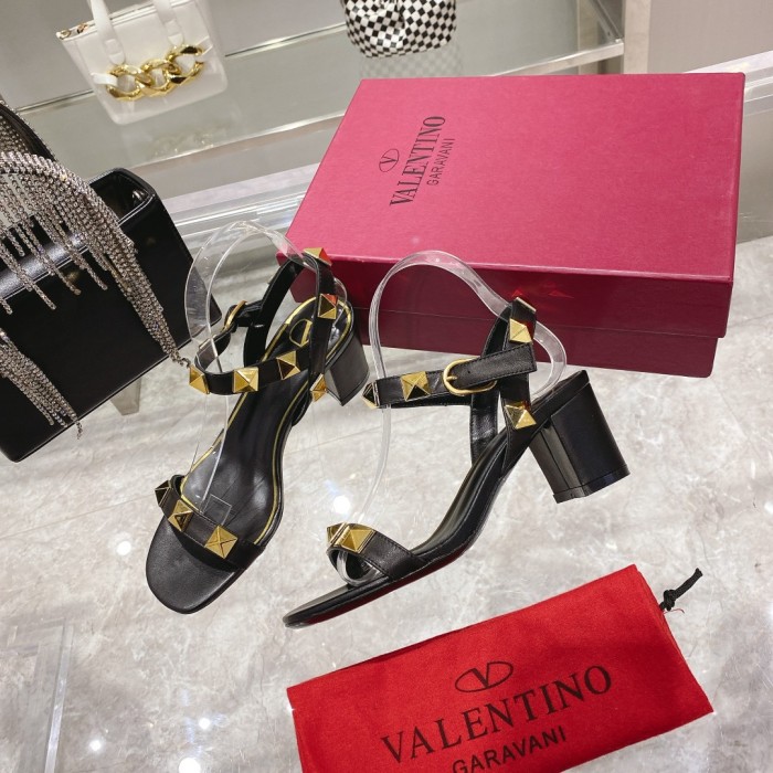 ALS# High Quality Womens Shoes Sandals High Heel 6.5CM