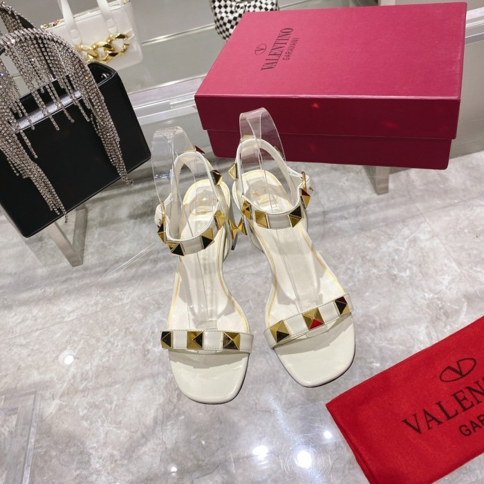 ALS# High Quality Womens Shoes Sandals High Heel 6.5CM