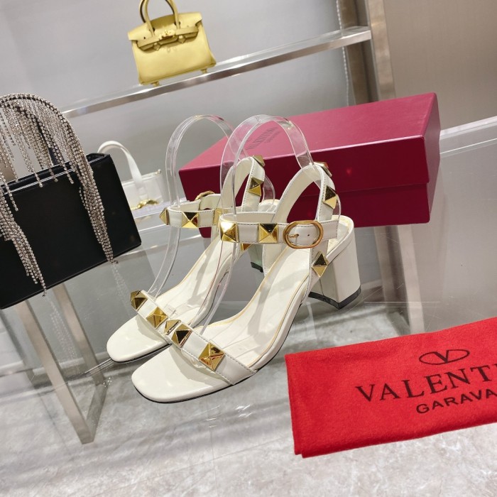 ALS# High Quality Womens Shoes Sandals High Heel 6.5CM