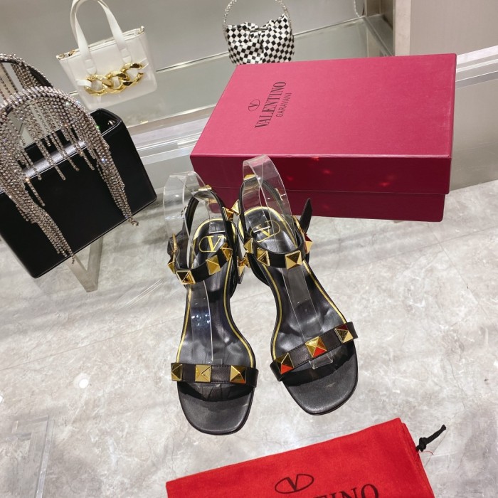 ALS# High Quality Womens Shoes Sandals High Heel 6.5CM