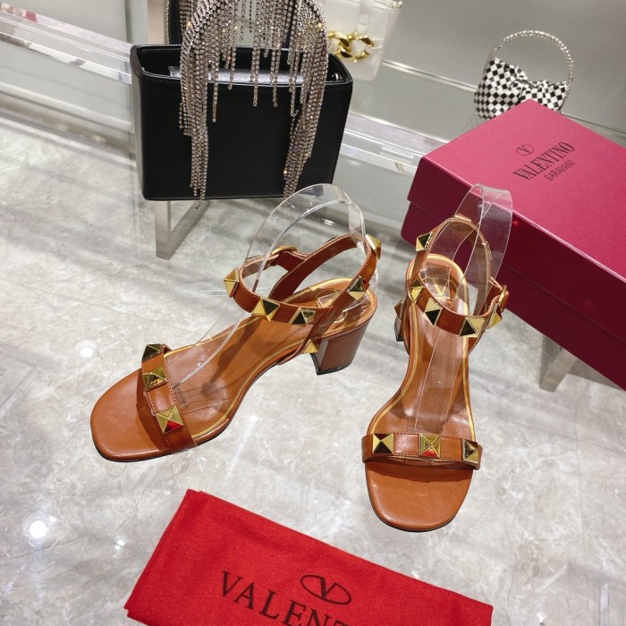 ALS# High Quality Womens Shoes Sandals High Heel 6.5CM
