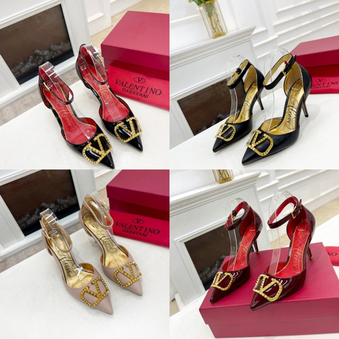ALS# High Quality Womens Shoes Sandals High Heel 7.5CM