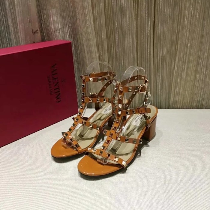 ALS# High Quality Womens Shoes Sandals High Heel 6.5CM