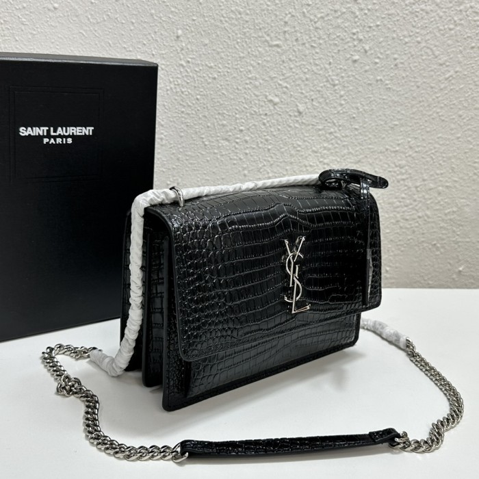 HML# High Quality Womens Sunset Chain Bag Messenger Bag 22x8x16CM