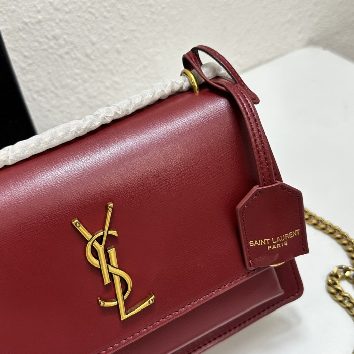 HML# High Quality Womens Sunset Chain Bag Messenger Bag 22x8x16CM