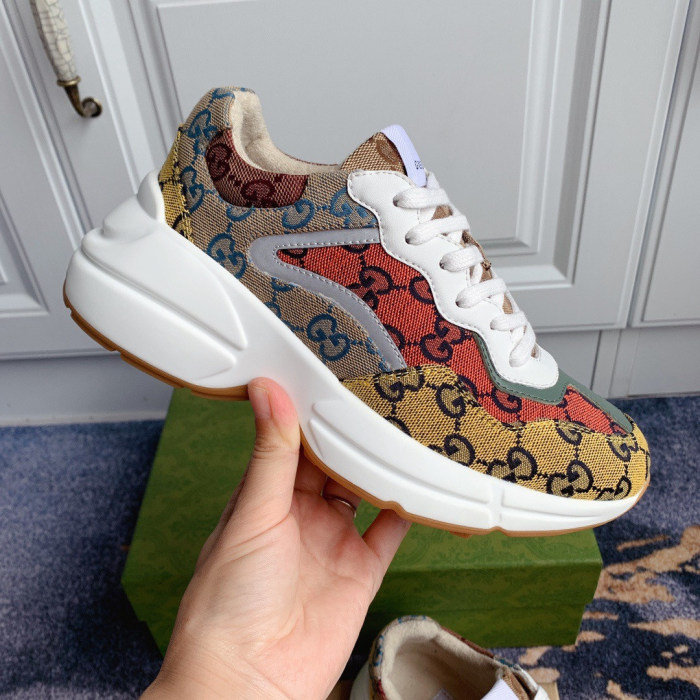 ALS# Unisex Shoes Trainers Fabric+ Real Leather