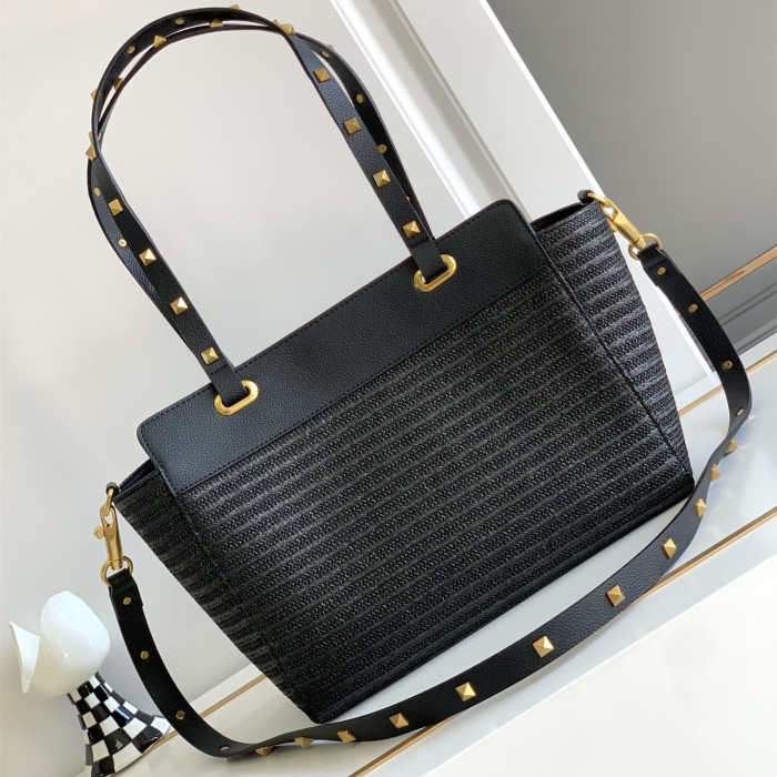 HML# Womens Shoulder Bag Straw Totes 29×20×10CM