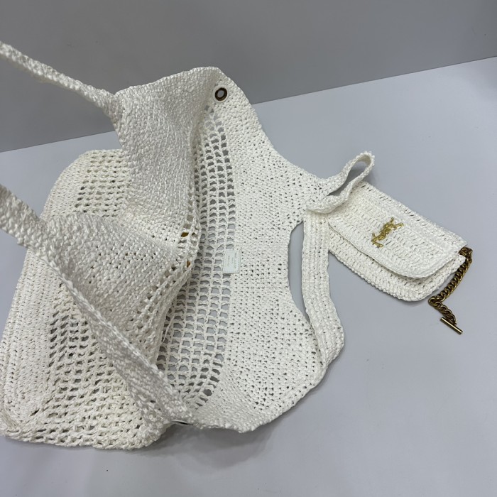 HML# High Quality Womens ICARE Straw Bag Totes 55×43×5CM