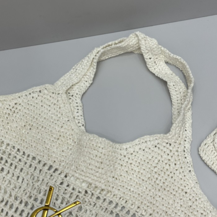 HML# High Quality Womens ICARE Straw Bag Totes 55×43×5CM