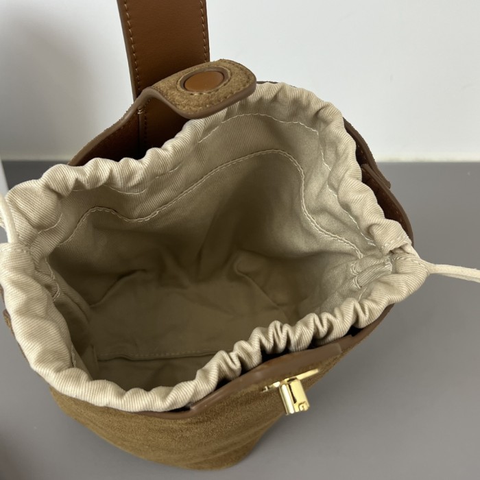 HML# High Quality Womens Mini Bucket Bag 16×20×17cm