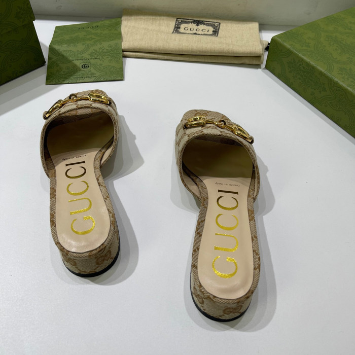 LK# High Quality Womens Slippers Heel Hight 2.5CM