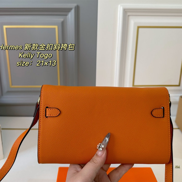 MZ# High Quality Womens Kelly Togo Messenger Bag 21×13cm