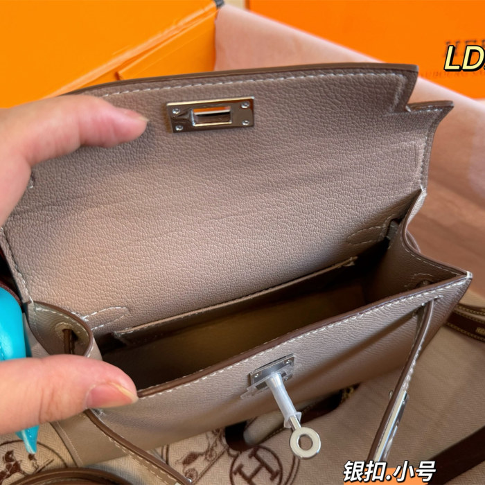 MZ# High Quality Womens Kelly Bag S M L
