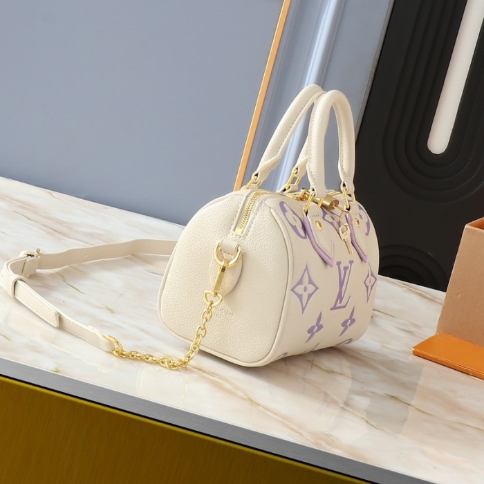 HML# High Quality Womens Speedy Bandoulière 20 Bag 20.5 x 13.5 x 12.0CM