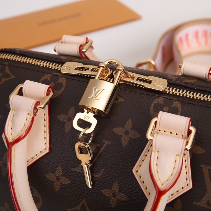 YD# High Quality Womens Speedy Bandoulière 20 Bag 20.5 x 13.5 x 12.0CM