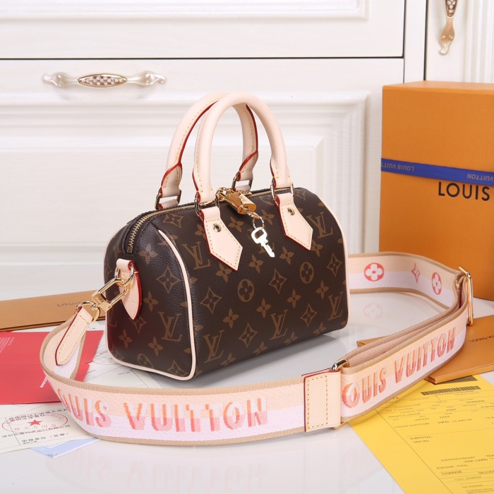 YD# High Quality Womens Speedy Bandoulière 20 Bag 20.5 x 13.5 x 12.0CM