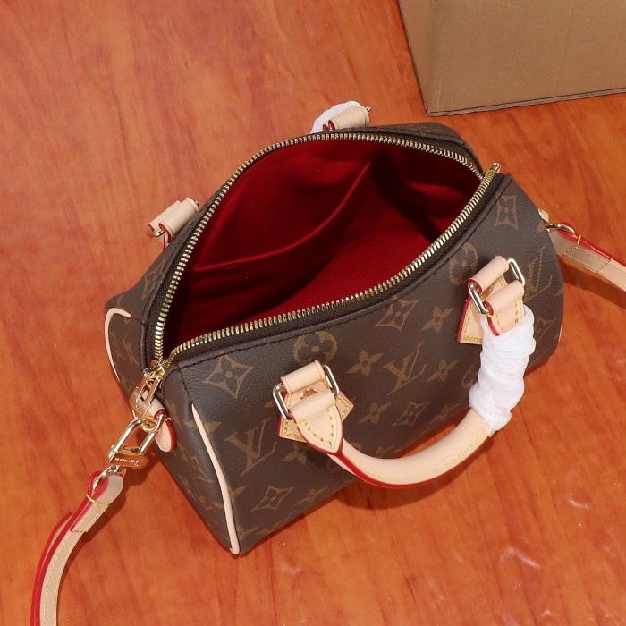 HML# High Quality Womens Speedy Bandoulière 20 Bag 20.5 x 13.5 x 12.0CM