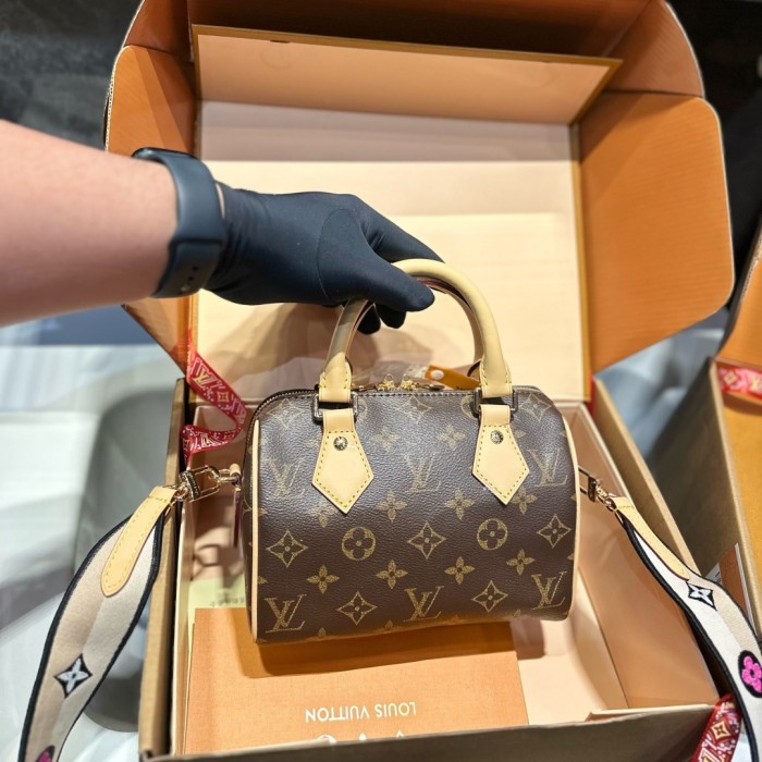 MZ# High Quality Womens Speedy Bandoulière 20 Bag 20*11*14CM