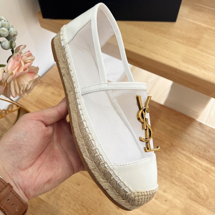 ALS# High Quality Womens Espadrilles ​Mesh Flats Shoes