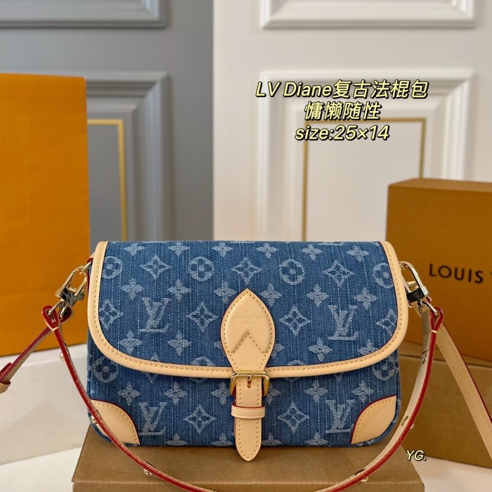 MZ# High Quality Womens Denim Messenger