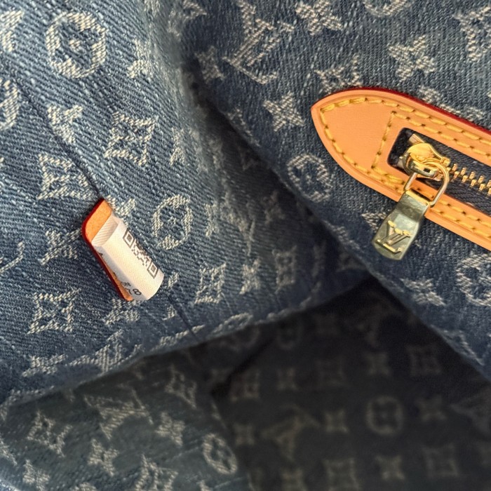 MZ# High Quality Womens Denim Neverfull Bag 32*28CM