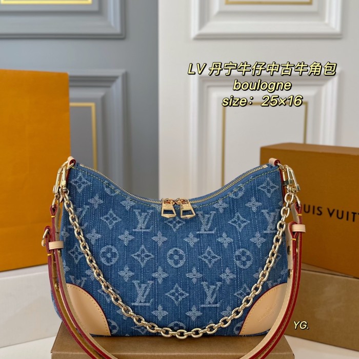 MZ# High Quality Womens Denim Bag 25×16CM