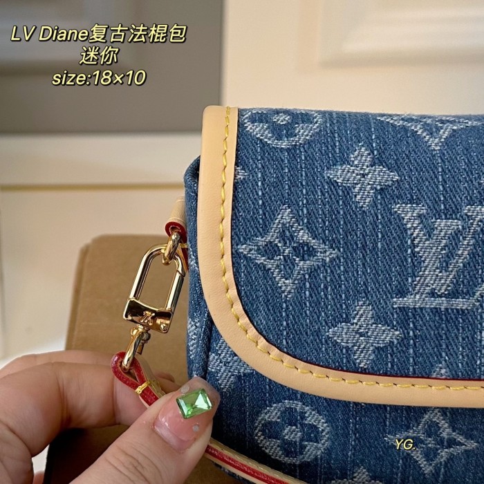 MZ# High Quality Womens Denim Messenger