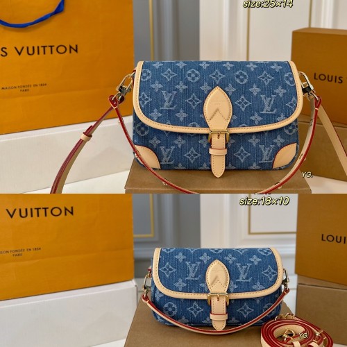 MZ# High Quality Womens Denim Messenger