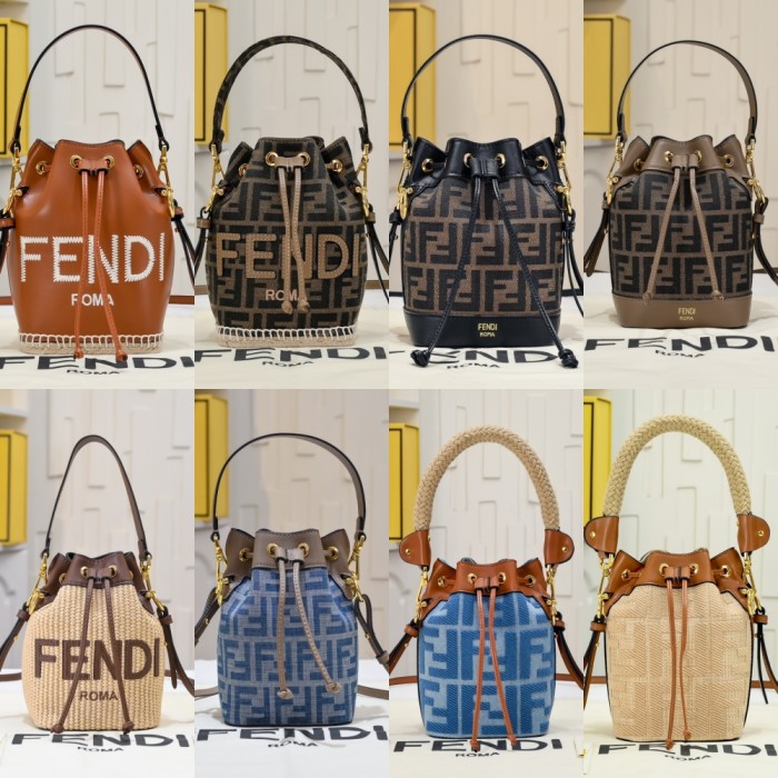 AA#  Womens  Mini Bucket Leather Bag Messenger Bag 12*18*10CM