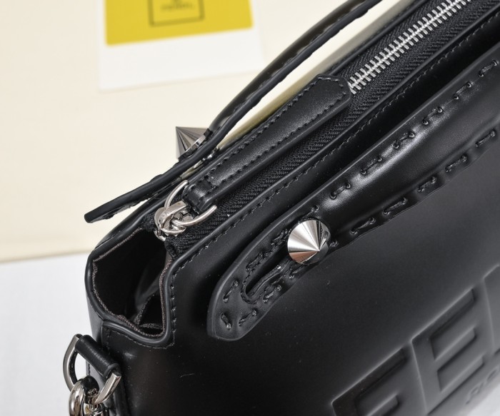 AA#  By The Way Boston Leather Bag 28CM