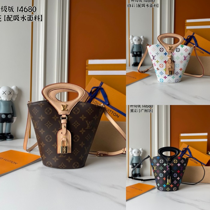 AA#  Womens Rivage Bucket Messenger Bag 12.0 x 18.0 x 7.0CM