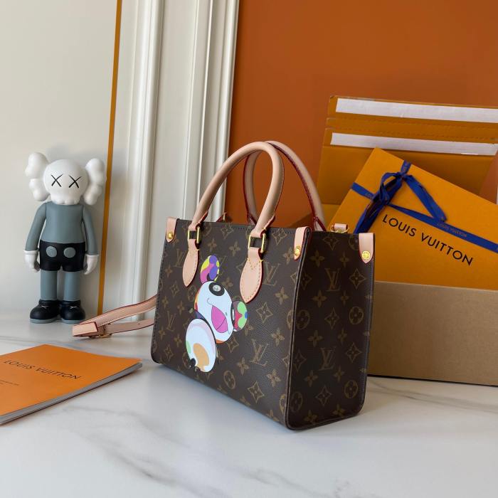 AA# Womens Onthego Panda Pattern Handbag Totes