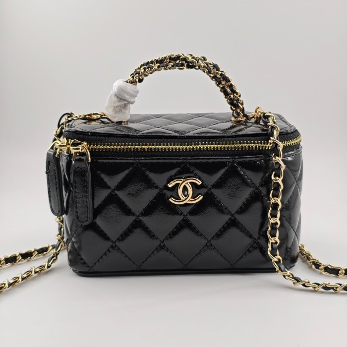 AA# High Quality Womens Cosmetic Bag Messenger Box Bag 18*10*9CM