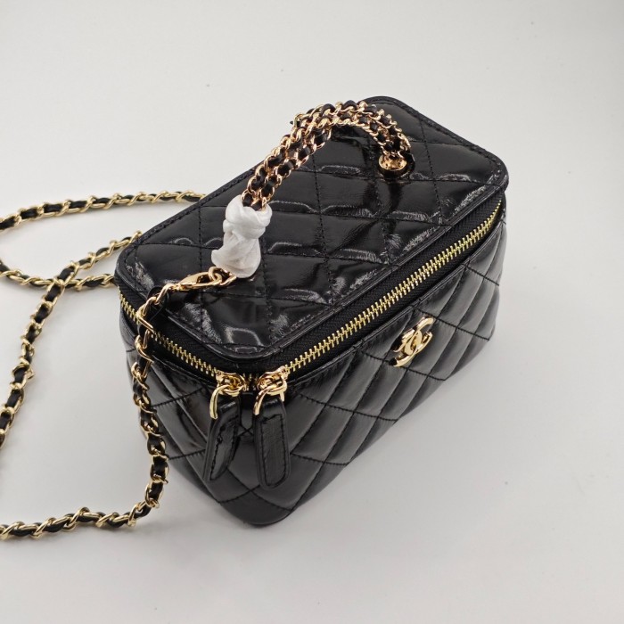 AA# High Quality Womens Cosmetic Bag Messenger Box Bag 18*10*9CM