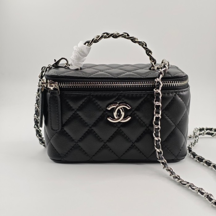 AA# High Quality Womens Cosmetic Bag Messenger Box Bag 18*10*9CM