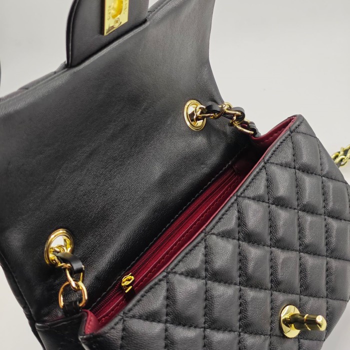 AA# High Quality Womens CF Messenger Bag 20x13x7 CM