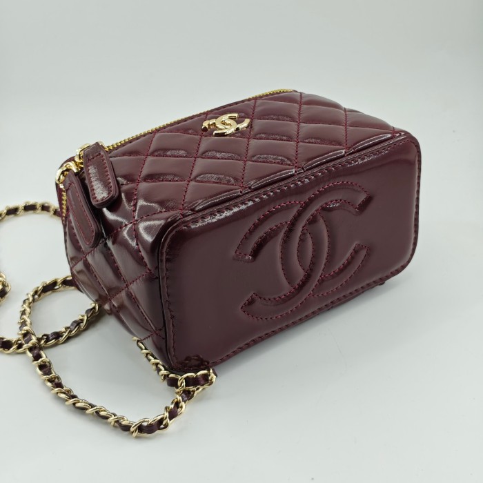 AA# High Quality Womens Cosmetic Bag Messenger Box Bag 18*10*9CM