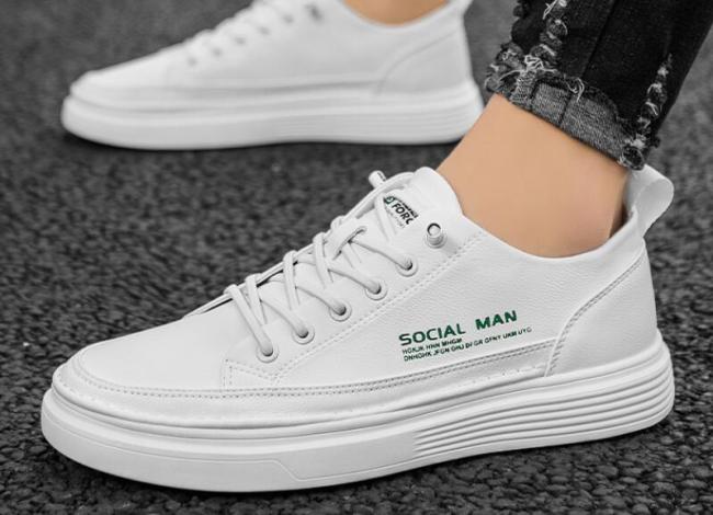 Little white shoes men's autumn 2021 new leather casual board shoes men's soft soled minority shoes men's fashion shoes
