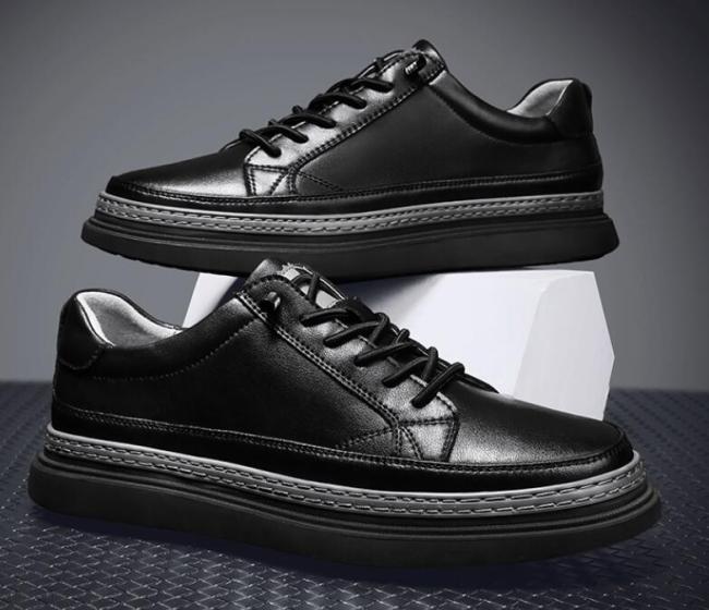 Men's shoes fall new versatile waterproof and wear-resistant men's casual shoes work board shoes winter fashion shoes