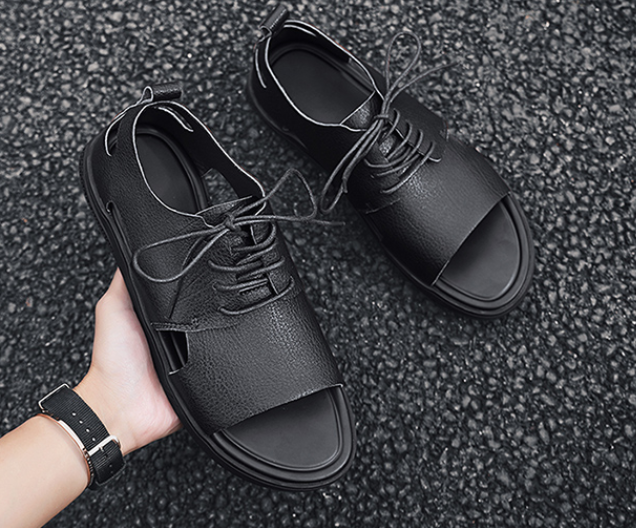 Man Sandals shoes new for summer  casual shoes  leather shoes free shipping