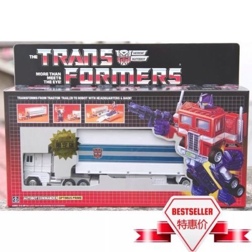 TRANSFORMERS G1 Reissue White Optimus Prime Brand New Kids Toy Actionv Free Shipping