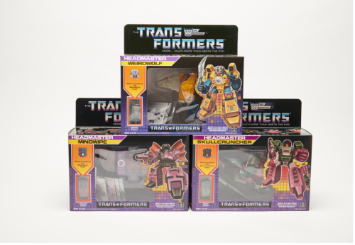 TRANSFORMERS G1 Reissue Headmaster Weirdwolf/Skullcruncher/Mindwipe Brand New