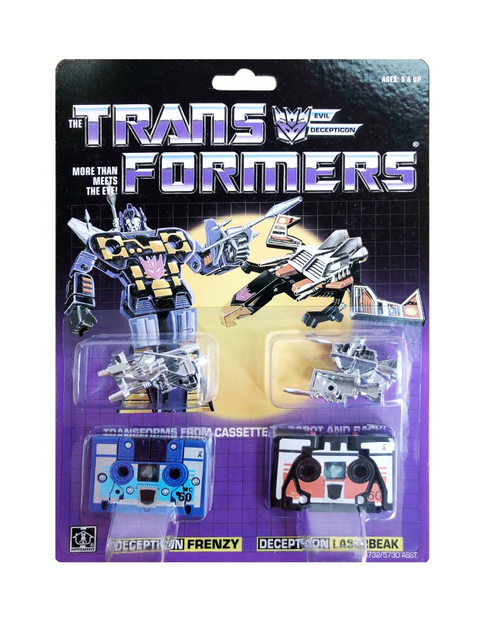 TRANSFORMERS G1 Reissue FRENZY LASERBEAK / RATBAT FENZY / RAVAGE RUMBLE MISB Free shipping