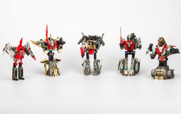 Transformers Dinobots Set KO Version G1 Grimlock/Snarl/Slag/Sludge/Swoo Brand New