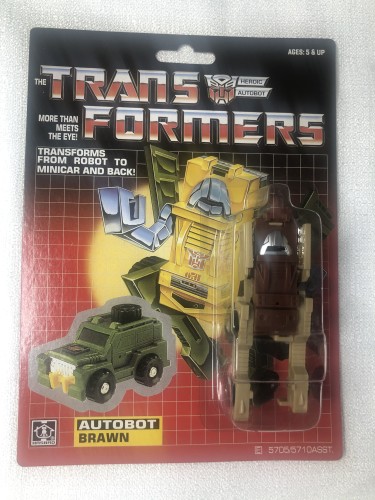 TRANSFORMERS G1 Reissue CE Brawn/Yellow/black/Gray Brawn outback 11 color set