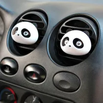 Car Styling Air Conditioning Vent Air Freshener solid perfume Panda Eyes Flavoring In the Car perfume